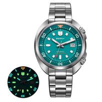 BERNY Diver Men Watch Miyota 8215 Top Automatic Mechanical Fashion Men Watch Luxury Sapphire Waterproof 200m Luminous Men Watch blue