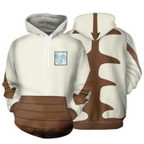 2025 Avatar: The Last Airbender 3D Print Unisex Hooded Sweatshirt 4XL brown