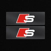 Automobilio 3D lipdukas Vairo lipdukai Emblema Ženklelis Automobilio stilius qwer114 Q7 Q3 Q5L Q2L S4 S5 S6 S7 A6L A4L A3 A4 A7 A5 B6 B8 B7