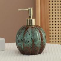 soap dispenser Pumpkin ceramic hand sanitizer bottle shampoo and shower gel press and dispense bottle     decoration   dispenser