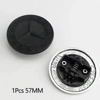 1pcs 57mm Car Hood Emblem Badge Bonnet Emblem For Mercedes Benz W124 W140 W163 W202 W203 W204 W210 W211 W205 A2048170616 juoda
