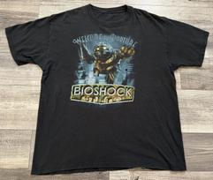 Bioshock Video Game Promo Welcome To Rapture Unisex S-5XL Shirt ILS244 XL gray