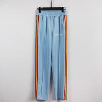 Palm Angel Striped Pants Loose Fit Casual Trousers Men Women Couple Streetwear XL šviesiai mėlyna spalva