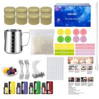 Candle Making Kit for Beeswax DIY Candle Crafting Kit with Essential Oils And Cotton Wicks Home Decor And Relaxation