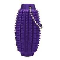 Spiky Fidget Keychain Spiky Grippie Stim Sensory Toy Pocket Little Ouchies Fidget Toy Keychain Pendant for Anxiety Relief blue