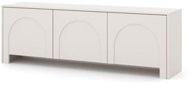 Televizoriaus spintelė Arco, balta sp./rusva sp., 35 cm x 150 cm x 49 cm