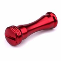 Metaliniai lengvi rankenėliai meškerės ritės rankenėlei žvejybos įrankiams Wine red cylindrical gri red
