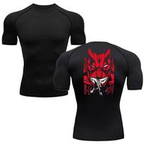 Anime Bleach Kompresiniai Marškinėliai Vyrams Sporto Salė Sportas Bėgimas T-shirt Rashgard Viršutiniai Marškinėliai Greitai Džiūstantys Trumpomis Rankovėmis T-shirt Vyrams XXXL black