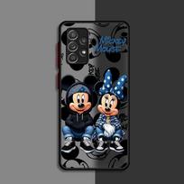 Disney Pelėdos Mikio telefono dėklas, skirtas Samsung A12 A13 A14 A15 A22 A23 A32 A52 A72 4G 5G A25 A33 A34 A35 A53 A54 A55 A73 5G A24 4G for Galaxy A15 4G 5G black