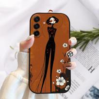 Skirta Samsung Galaxy A57 5G dėklas Madingas apsauginis galinis dangtelis su apsauga kamerai Skirta Samsung A57 A 57 telefono korpusas Minkštas TPU apvalkalas Fundas Capa For Galaxy A57 5G black