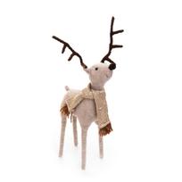 Kalėdinė dekoracija, „Elnias“ Homla Millie 861128, 36 cm, smėlio sp.