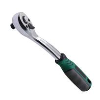 1pc Torque Ratchet Wrench 1/4inch Drive Swivel Socket Wrench 72 Teeth Drive Ratchet Socket Wrench Quick Release Repair Hand Tool gray