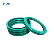Hydraulic Piston Rod PTFE & Oil Seals with Combined O-Rings BU blue