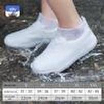 Vandeniui atsparūs, neslystantys, unisex silikoniniai lietaus batų užvalkalai - sutirštinti, atsparūs dėvėjimuisi, apsauga lauke. L [Size 37-39] gray
