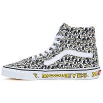 Sk8 Mooneyes x Sk8 Vans-Hi 'True White Yellow' VN0A7Q5N6M5 37 gray