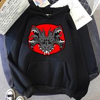 Arcane Ekko And Jinx Hoodie Fashion Women Harajuku Aesthetic Anime Vi Hoodies Unisex Cartoon Casual Vintage Pullover Sweatshirts S gray