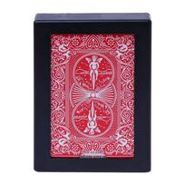 Magic Trick Box Deck Vanishing Poker Card Magic Disappearing Cards Magic Toy Close Up Vanishing Card Case Gifts For Kids Adult black