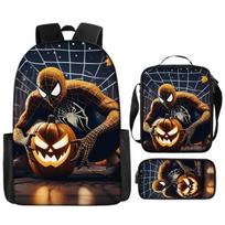 Marvel Spider-Man Backpack for Kids Boys Girls Street Trend Halloween Gift School Bookbag Pen case