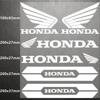 Honda Motociklo Lipdukai Decals Logotipas Atsparus Vandeniui balta