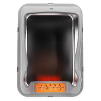 Stainless Steel Cat Litter Box with Lid Easy to Clean Anti  ing High Sided Large Metal Kitty Litter Box gray