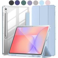 dėklas Skirta Samsung galaxy Tab S10 Lite SM-X400/X406B/S10 FE/S10/S9 FE/S9, Skaidrus dėklas su vietomis pieštukui, Automatinis miego/žadinimo režimas For Tab S10 FE
