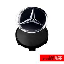 60/63/68MM Automobilio rato centrinio dangtelio apdailos dangteliai Mercedes Benz A B C G klasės AMG W211 W204 W210 W205 CLA GLA GLK priedams