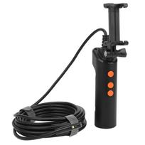 F280 1080P Endoscope 2MP 8mm WIFI Dual Lens Borescope Sewer Camera Inspection IP68 Waterproof(5m   16.4ft ) black