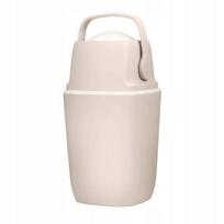 Airwell Basic Diaper Bin, Odor Absorbing, Beige