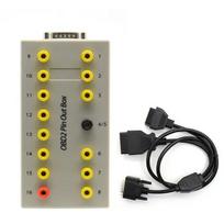 2021 OBDII OBD2 Breakout Box Car OBD 2 Break Out Box Car Protocol Detector Auto Can Test Box Automotive Connector Car-detector OBD2 Pin Out Box gray