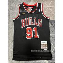 Chicago Bulls Retro Embroidered Basketball Jersey Michael Jordan 23 Scottie Pippen 33 Dennis Rodman 91 Cotton Sportswear XXL