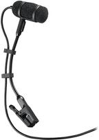 Audio-Technica PRO35 Cardioid Condenser Clip-On Instrument Microphone, UniMount, XLR, Sax/Brass/Toms juoda