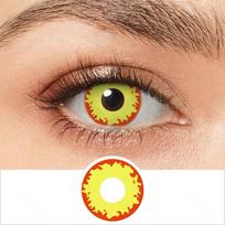Pseyeche Demon Vampire Eye Helovino kontaktiniai lęšiai Scary Lęšiai Cosplay Kontaktai Mėlyni kontaktiniai lęšiai anime priedams 14.0mm mėlyna