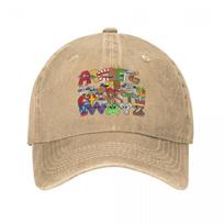 Piktuolių Kalėdiniai Laiškai Snapback Kepuraitė nuo Saulės Moterims Unisex A-Z ABCZ Berniukams Pikto Raidyno Istorijos Kepuraitė Vasarinė Kepuraitė Gorras One Size