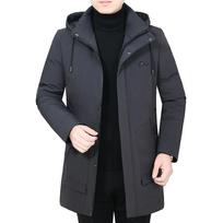 Middle-aged and Elderly Men's Cotton-padded Jackets New Winter Thickened and Warm Mid-length Casual Cotton-padded Jackets for Dad 5XL