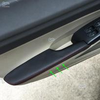 Honda Civic 8-os kartos sedanas 2006 2007 2008 2009 2010 2011 Automobilio durelių rankenos porankio skydelio mikropluošto odos užvalkalas gray gray