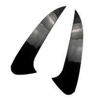 For Mercedes Benz GLE Coupe C292 2015-2018 Rear Vent Trim Bumper Trim Lip Side Canards Fin Splitter ABS Glossy/Carbon Black anglies pluošto juodos spalvos