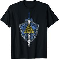 Nintendo Zelda Hylian Shield Element Icons Graphic T-Shirt T-Shirt XXXXXL juoda