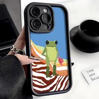 Cartoon frog pattern Phone Case For Tecno Spark 30C 10 Go Camon 40 30 20 itel A70 P55 RS4 Pova 7 Neo Pro Plus Ultra 4G 5G Cover Camon 20 4G gray