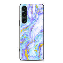Raštuota spalvota telefono dėklas Sony Xperia 1 VIII 10 VII 5 VI V IV III II XZ5 XZ4 XZ3 XZ2 XA1 XA2 Ultra L3 3 4 6 7 8 Galinis dangtelis Xperia 5 II