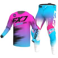 motokroso pavarų komplektas vaikams 4 5 6 7 8 9 10 11 12 13 metų Jaunimas vaikas Motociklas berniukas Mergaitė Jersey Pant Kits lenktyninis kostiumas Visureigis Enduro MX MTB L-24