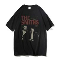 The Smiths Women's And Men's T-shirt Retro Commemorative Classic Printed T-shirt Pure Cotton Street Wear Loose T-shirt  90024 XXXXXL juoda