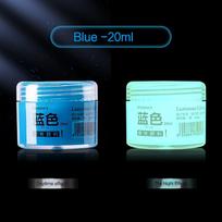 Borrence Glow In The Dark Acrylic Paint Set 20ml 8-Color Hand-Painted Graffiti DIY Fluorescent Pigment Luminous Paint Waterproof šviesiai žalios spalvos