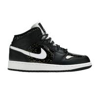 Jordan 1 Mid Juodi Taškuoti (GS) 38.5 black