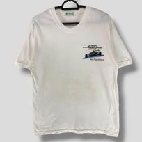 Vintage Mugen power hyper engine oil promo T-Shirt collectible Honda racing tee athletic streetwear white Large L white