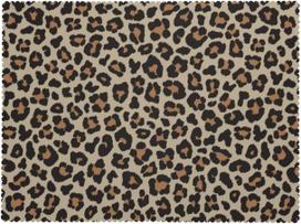 Leopardo rašto staltiesė, ruda, smėlio spalvos gepardo Afrikos laukinio safario gyvūno dėmės, skalbiama staltiesė virtuvės vakarėlio dekoravimui 140x180cm