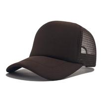 Plain Mesh Baseball Cap Hip Hop Trucker Hat Adjustable Unisex Dad Cap For Women Men Adjustable kava