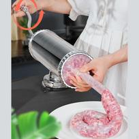 Manual Sausage Stuffer Professional Household Durability Sturdy Kitchen Tool Length 25cm Length 29.5cm white