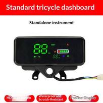 Universal Blade Sharp Electric Trike Power Meter LCD Digital Display Suitable for Motorcycle E-Bike Scooter Mods only instrument black