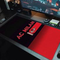 AC Milan Mouse Pad Large Gaming Table Cushion Non-slip Laptop Tablet Big Mousepad XXL Mat Mini PC Playmat With Lock edge_xia 30cmx80cm(11.8x31.5inch)