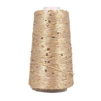 50g Special Sequin Yarn Shiny Rag Doll Knitting Wool Blanket Yarn  Home Sewing chaki